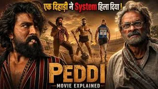 Thumbnail: Peddi Movie Explained In Hindi | One Man Changed His Village Forever | Ram Charan