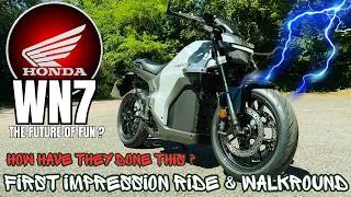 Thumbnail: HONDA WN7 | Electric motorcycle | First impression ride 😳