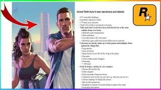 Thumbnail: GTA 6 ALL 50+ LEAKED NEW Mechanics Coming To GTA 6 According To Rockstar Games Career Page...