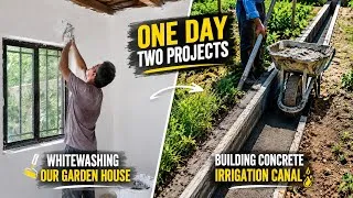 Thumbnail: Renovating Our Garden House & Building a Concrete Irrigation Canal | Rural Life
