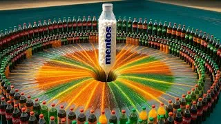 Thumbnail: Experiment GIANT DOMINO COCA-COLA Massive Underwater Eruption Coca-Cola Sprite Fanta Mentos
