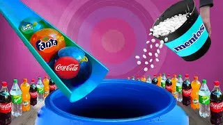 Thumbnail: Experiment: Elephant Toothpaste Reaction Hits the Target with a Barrel