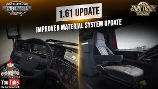 Thumbnail: ETS2 & ATS Update v1.61: Verbesserte Materialsystem-Aktualisierung