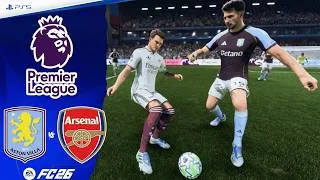 Thumbnail: Aston Villa vs Arsenal | Premier League 26/27 | Full Match | FC 26 - PS5™ [4K]