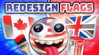 Thumbnail: USA Flags but... | Countryballs Compilation