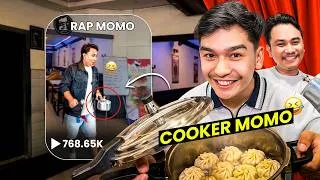 Thumbnail: Viral Rap Momo? | Kathmandu’s Most Unique Restaurant | ft. @Zero-level-official01  