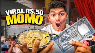 Thumbnail: Trying Viral Rs. 50 Momo in Kathmandu