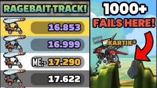Thumbnail: 1000+ FAILS & 4 HOURS SPENT still NO WIN! 😭 RAGEBAIT TRACK in Hill Climb Racing 2