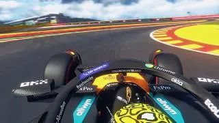 Thumbnail: Lando Norris' 2025 Belgian Grand Prix Pole Lap Recreated | Assetto Corsa