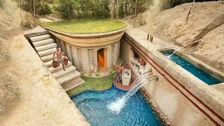 Thumbnail: 100 Days Building A Modern Underground Hut With A Grass Roof And A Swimming Pool