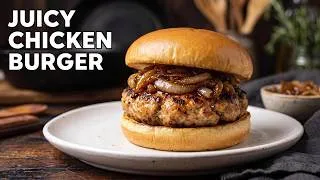 Thumbnail: The Secret to Juicy Ground Chicken Burgers That Don't Fall Apart