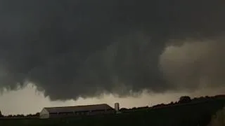 Thumbnail: Tornado Warned Severe Supercell Ontario | Large Wallcloud & CQ+ Lightning | August 12, 2026