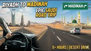 Thumbnail: Driving 9 Hours Across the Desert: Riyadh to Madinah Vlog