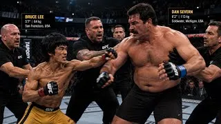 Thumbnail: 🥋🔥 BRUCE LEE vs DAN SEVERN 💀 | THE DRAGON vs THE BEAST 🐉⚔️ (EA SPORTS UFC 5) (MR. JOJO - MMA REALM)