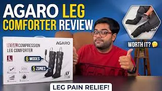 Thumbnail: Full Leg Air Compression Therapy at Home!🤯 AGARO Regal Air Compression Leg Comforter Review 🔥