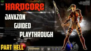 Thumbnail: [Hell] HARDCORE Javazon Amazon Guided Playthrough | Diablo 2 Reign of the Warlock