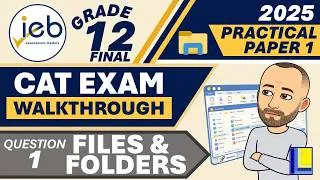 Thumbnail: IEB Computer Applications Technology | Grade 12 | Paper 1 November 2025 | Q1 File Handling