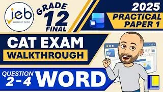 Thumbnail: IEB Computer Applications Technology | Grade 12 | Paper 1 November 2025 | Q2 - 4 Word Document