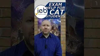 Thumbnail: Exam Help for IEB CAT students #shorts