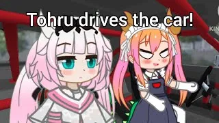 Thumbnail: Tohru drives the car! Gacha Club | Full screen edition