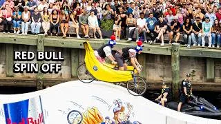 Thumbnail: Red Bull Spin Off Washington D.C. - INSANE FUNNY Tandem Bike Challenge 😂