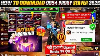 Thumbnail: How To Download Proxy Server 💯😱🔥, proxy Server Free Fire Kaise Download Karen, Ob54 Proxy Server ff
