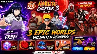 Thumbnail: Naruto ch.3 Event ff😍| Samurai Ring Event, & 30 July Update!😍| Free Fire New Event | FF New Event