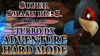 Thumbnail: Super Smash Bros. Melee [Turbo DX]: Adventure mode [Falco] [Hard/No Stock Loss]