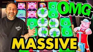 Thumbnail: HUFF N PUFF HIGH RISE MEETS $500 DRAGON LINK! BIGGEST JACKPOTS OF MY LIFE!!!