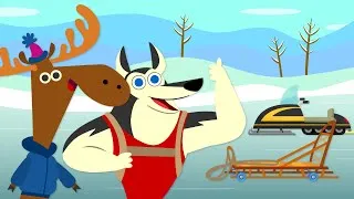 Thumbnail: Skates, Snowmobiles, and Sleds | Mr. Monkey, Monkey Mechanic Compilation