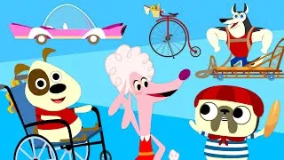 Thumbnail: Dogs at Mr. Monkey's Garage!  | Mr. Monkey, Monkey Mechanic