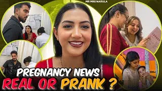 Thumbnail: PREGNANCY NEWS PRANK OR REAL 😱 | FIRST SCAN 🥺👶🏻| VISIT SKYJUMPER | MR MRS NARULA 