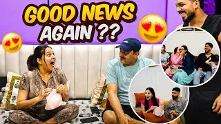 Thumbnail: GOOD NEWS AGAIN 🥹👶🏻| FAMILY REACTION 😱| MR MRS NARULA 