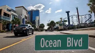 Thumbnail: Myrtle Beach Ocean Blvd Fall Drive - October 2023