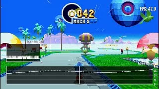 Thumbnail: Sonic Mania Nintendo WII U (Homebrew) - Frame Rate Analysis