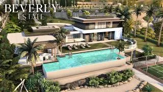 Thumbnail: BEVERLY ESTATE | NO CC | 3 Bdr + 5 Bth Luxury Family Estate | The Sims 4: Speed Build