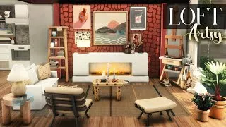 Thumbnail: ARTSY ECO LOFT [No CC] | The Sims 4: Speed Build w/ Modern Retreat Kit