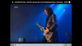 Thumbnail: HEAVEN & HELL Ronnie James Dio Live Rockpalast Bonn, Germany - 2009