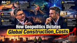 Thumbnail: How Geopolitics dictates Global Construction Costs? | Advanced Masterclass Discussion 12 | #MrQS