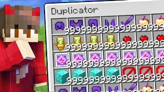 Thumbnail: I Cheated with //DUPLICATE in Minecraft Manhunt..!