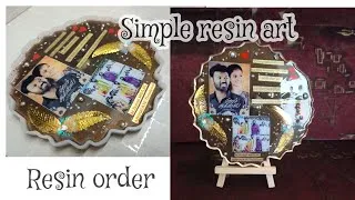 Thumbnail: Resin Art Making Video Tamil/ Simple Resin frame order. #resinart