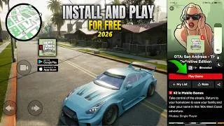 Thumbnail: How to Install GTA SA Definitive Edition (Netflix) for Free | Official Method Android/iOS 2026