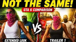 Thumbnail: GTA 6 Extended Look vs Trailer 1 vs Trailer 2