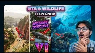 Thumbnail: GTA 6 Ke New Features Sab Kuch Badal Denge 😱 | Hunting, Fishing, Pets Explained