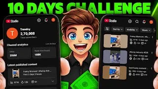 Thumbnail: 10 DAYS Challenge ( Unbelievable Result 🤯) Upload Copy Paste Shorts 🤩