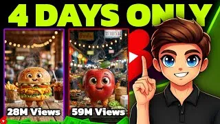 Thumbnail: I Tried Viral AI Talking Object Shorts for Shocking Results (4 Day Challenge 😳