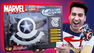 Thumbnail: Captain America Real Shield Unboxing 🔥 Jaldi Dekho 😍