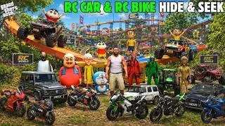 Thumbnail: Franklin Playing RC BIKE and RC CAR HIDE & SEEK in GTA 5!