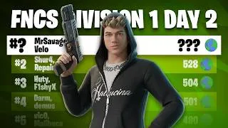Thumbnail: ALMOST 3 WINS IN THE FNCS DIV CUP! ft. Velo