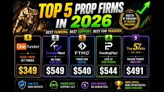 Thumbnail: TOP 5 Prop Firms in 2026 | Best PROP FIRMS For TRADERS